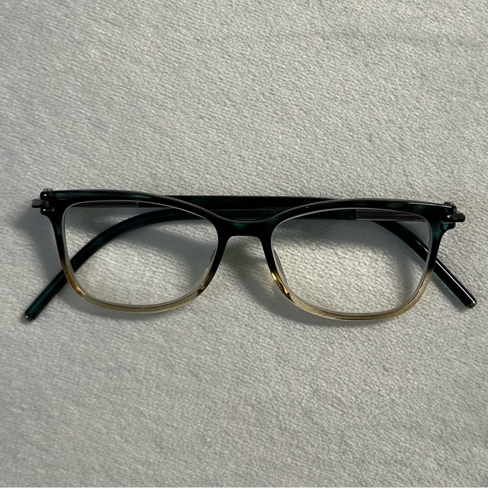 MARC JACOBS womens 53 TOZ green yellow tortoiseshell cat eye frames, 53[]16, 141
